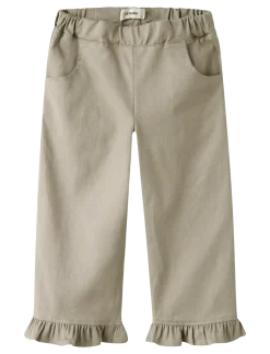 NMFDOREEN WIDE TWI PANT 9977-DH LIL - Bukser