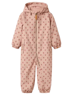 NMFLASNOW10 SNOWSUIT AOP FO LIL - Flyverdragter