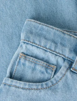 NMFROSE WIDE EMB JEANS 4999-ZA - Brede jeans