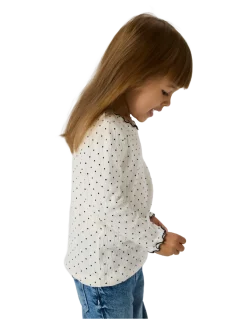 NMFTANIA LS SLIM TOP - Langærmede t-shirts