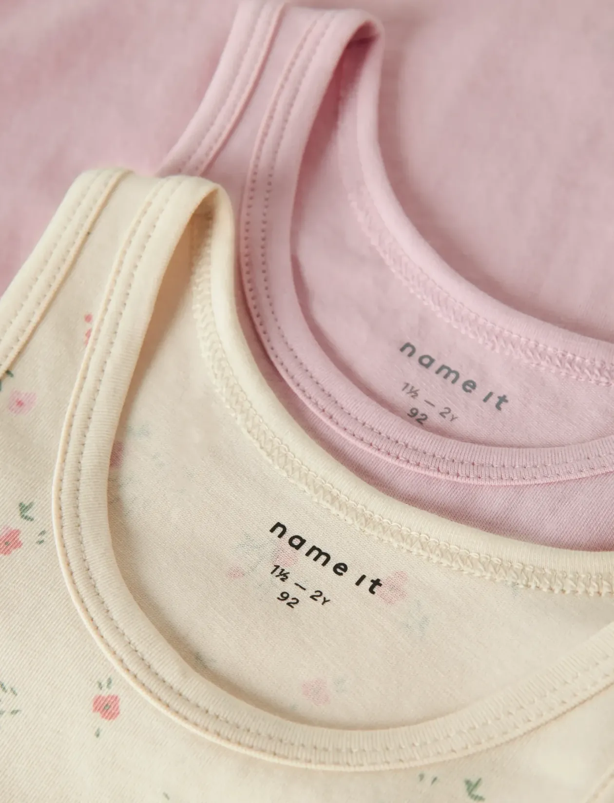 NMFTANK TOP 2P FLOWER NOOS - Ærmeløse