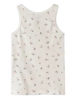 NMFTANK TOP 2P JET STREAM FLOWER NOOS - Ærmeløse