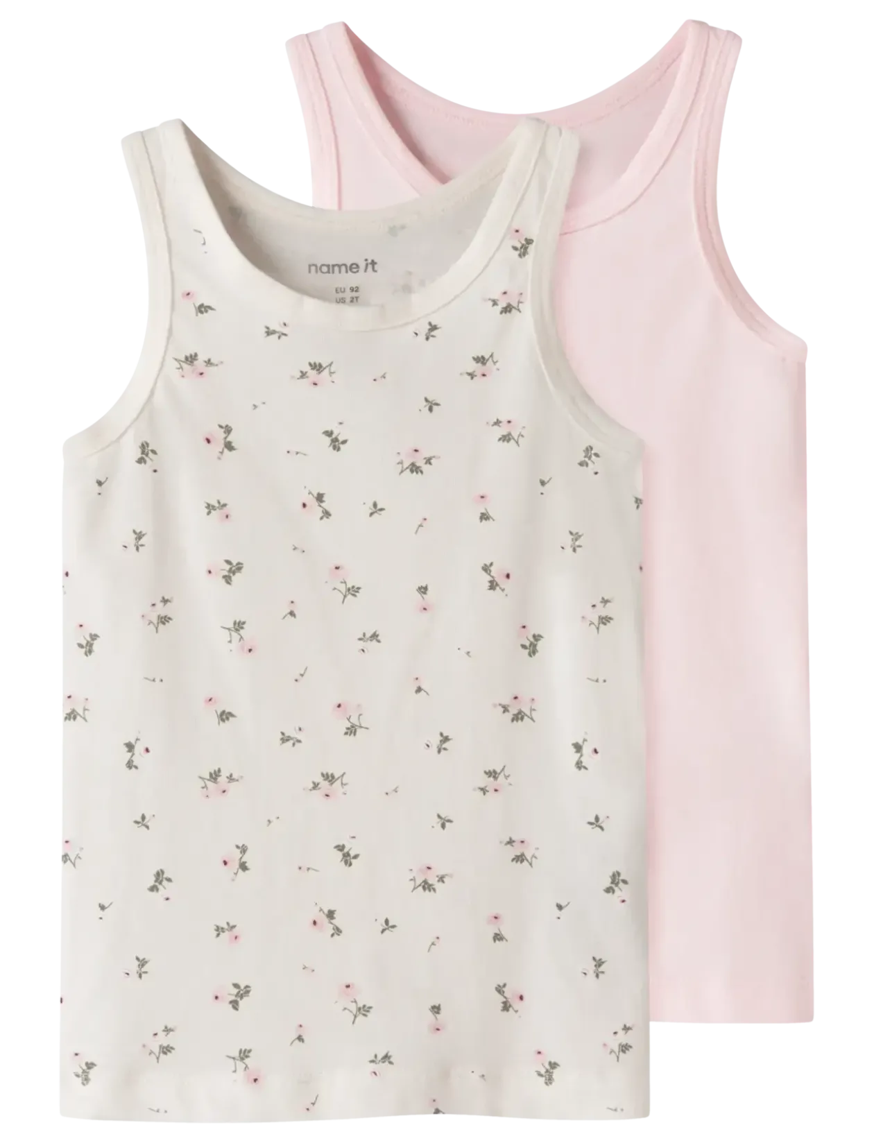 NMFTANK TOP 2P JET STREAM FLOWER NOOS - Ærmeløse