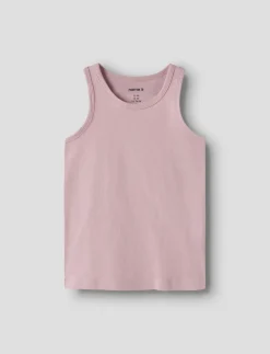 NMFTANK TOP 2P LAVENDER HEARTS NOOS - Ærmeløse