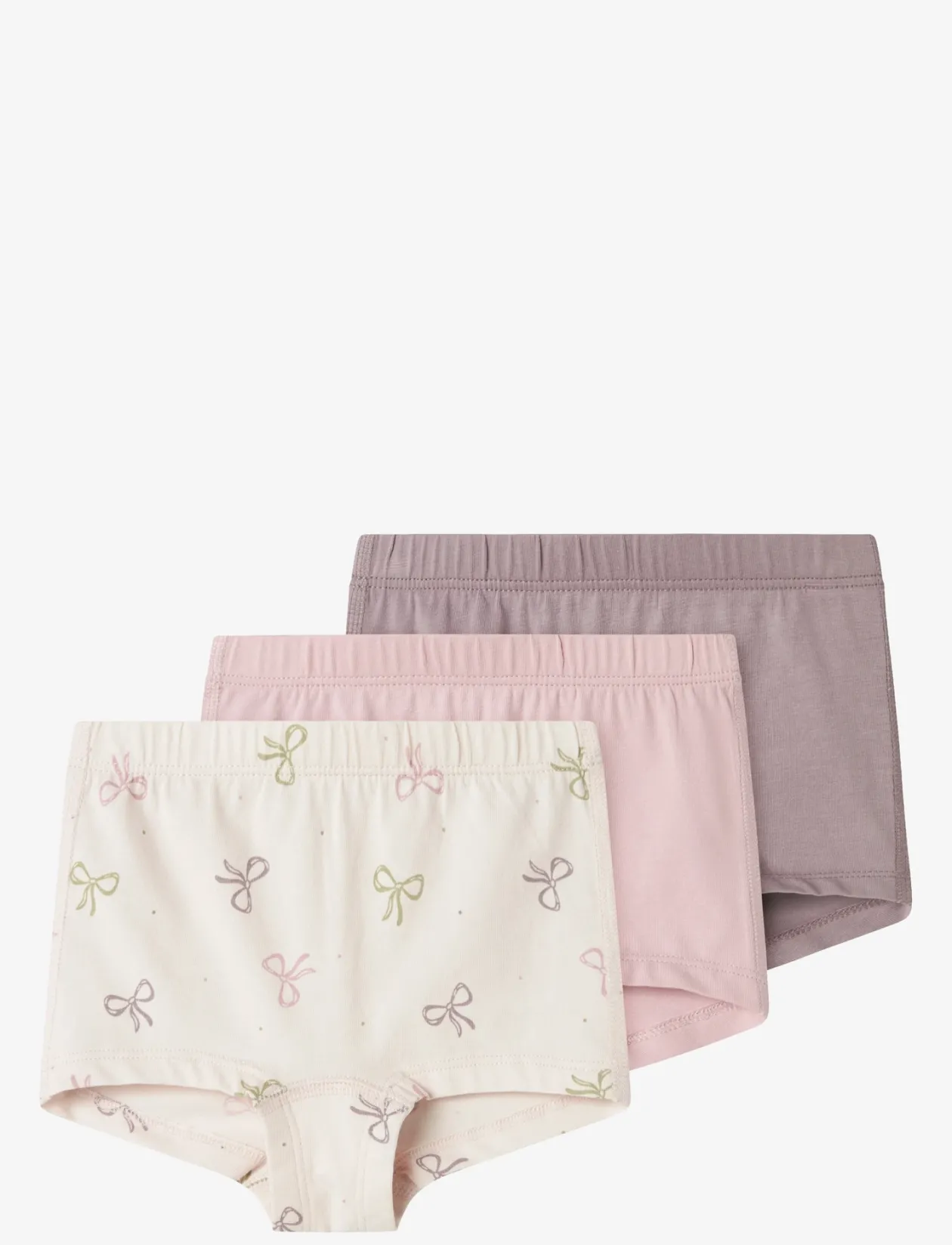 NMFTIGHTS 3P BARELY PINK BOW NOOS - Trusser