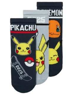 NMMSANTIAGO POKEMON 3P SOCK SKY - Børn