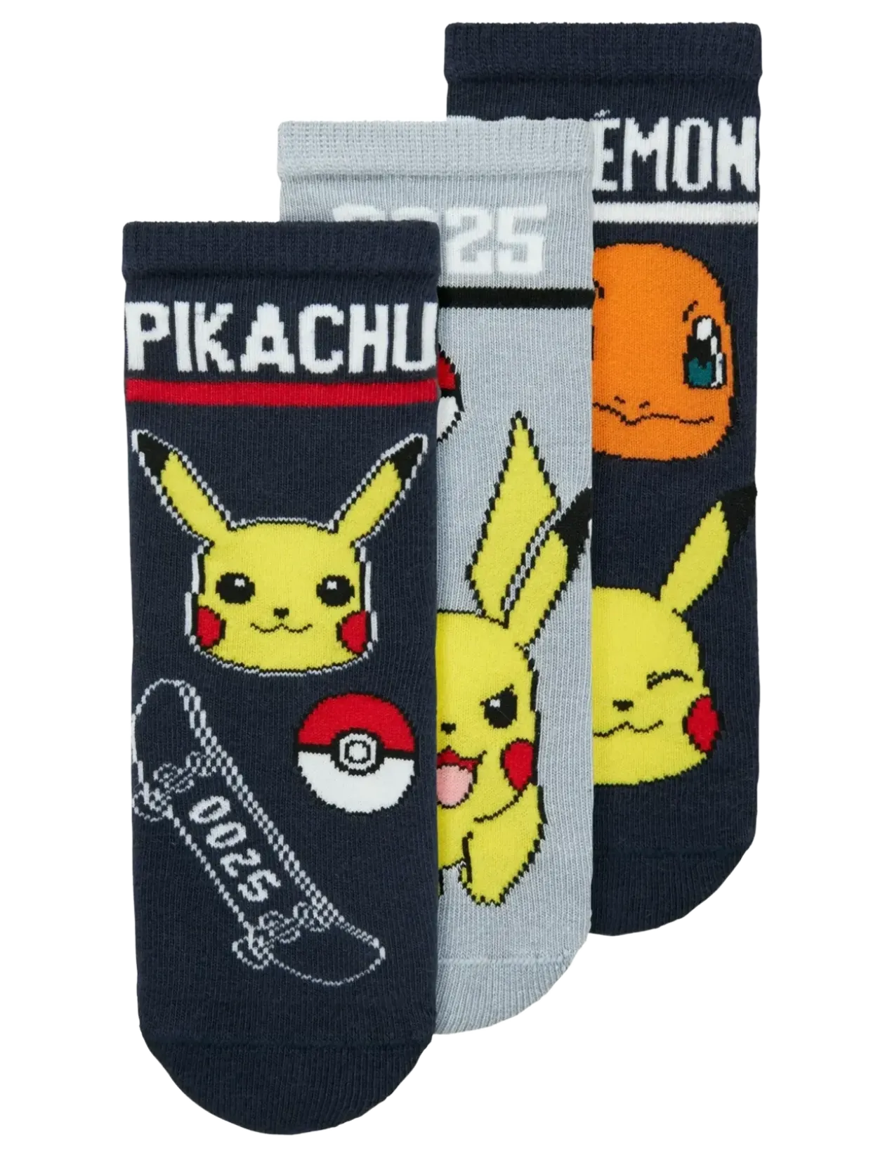 NMMSANTIAGO POKEMON 3P SOCK SKY - Børn