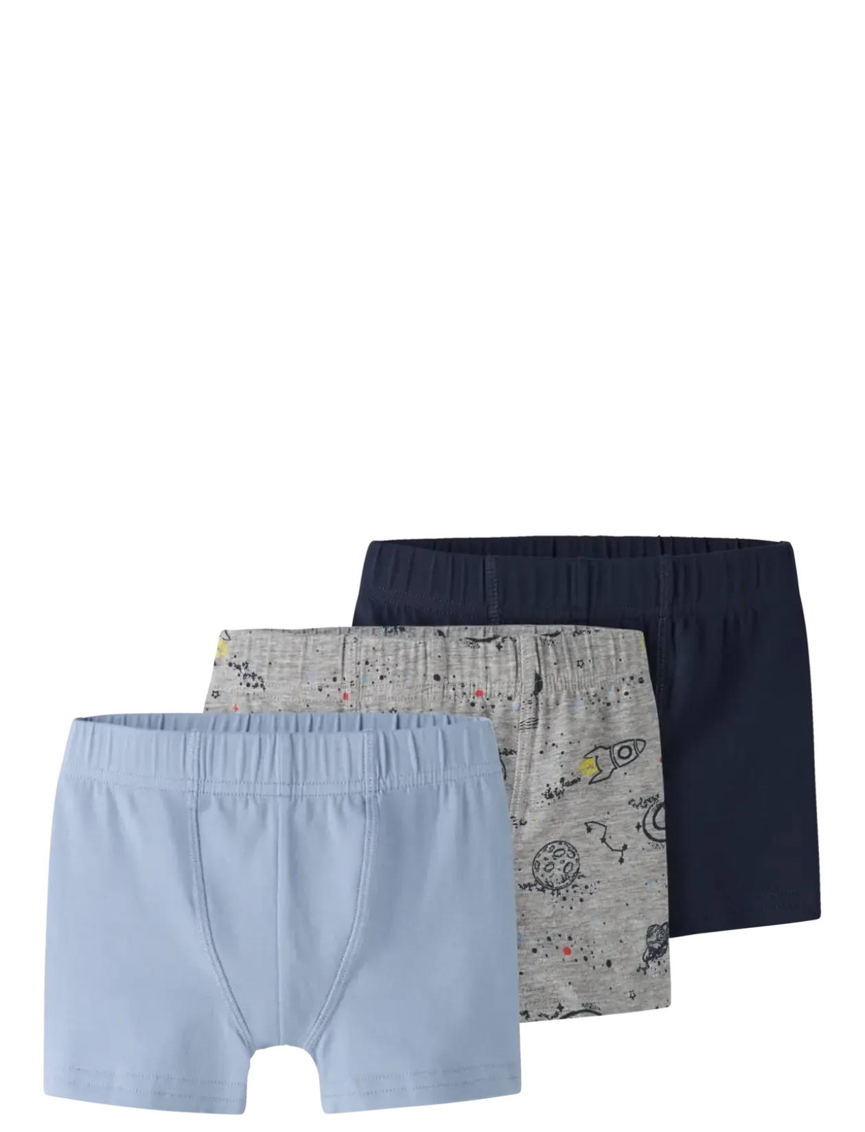 NMMTIGHTS 3P GREY SPACE NOOS - Underbukser