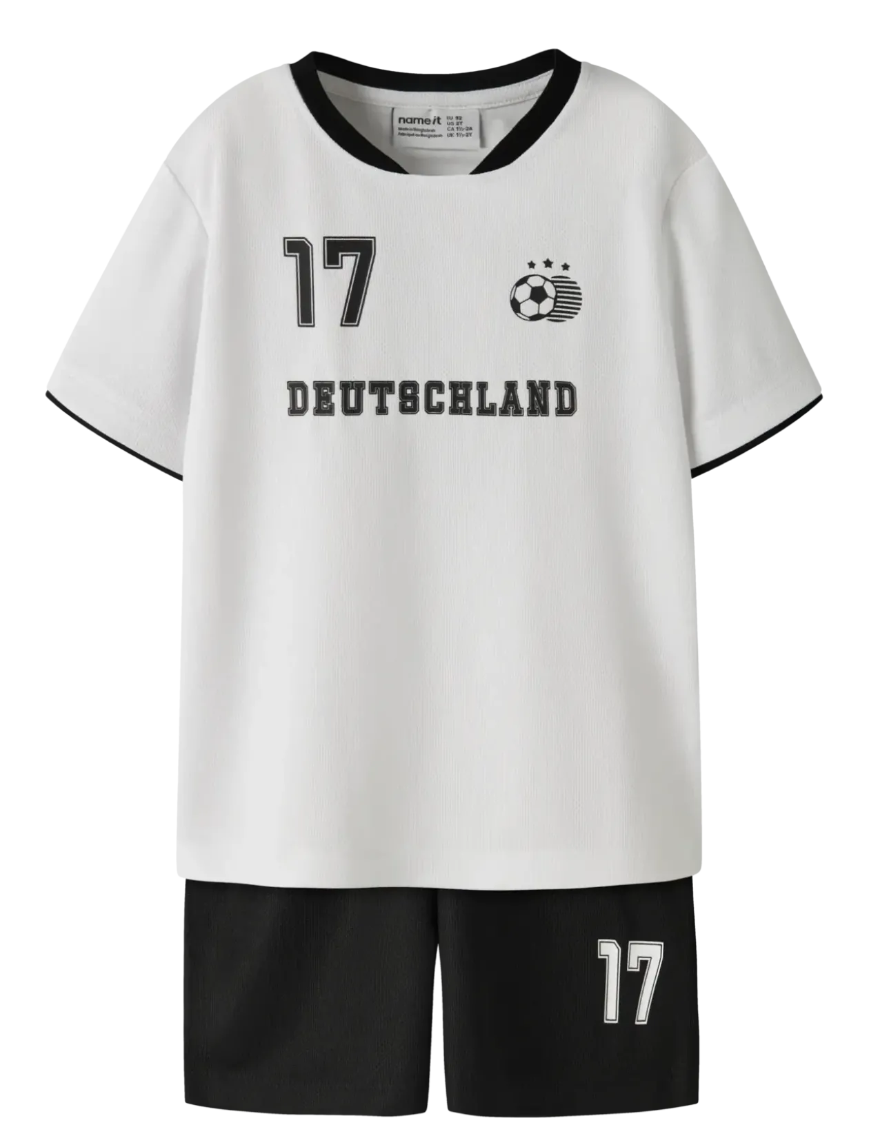 NMNHITEAM SHORT SET - Fodboldtrøjer