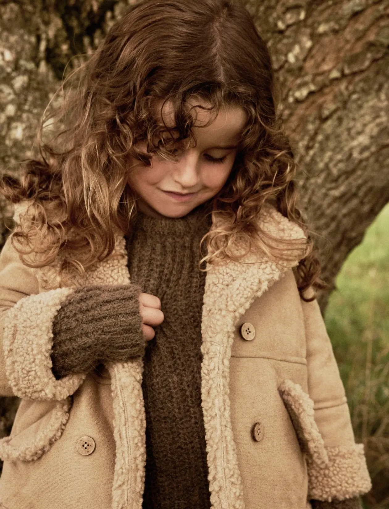 NMNNESTER OVERSIZED JKT LIL - Vinterjakker