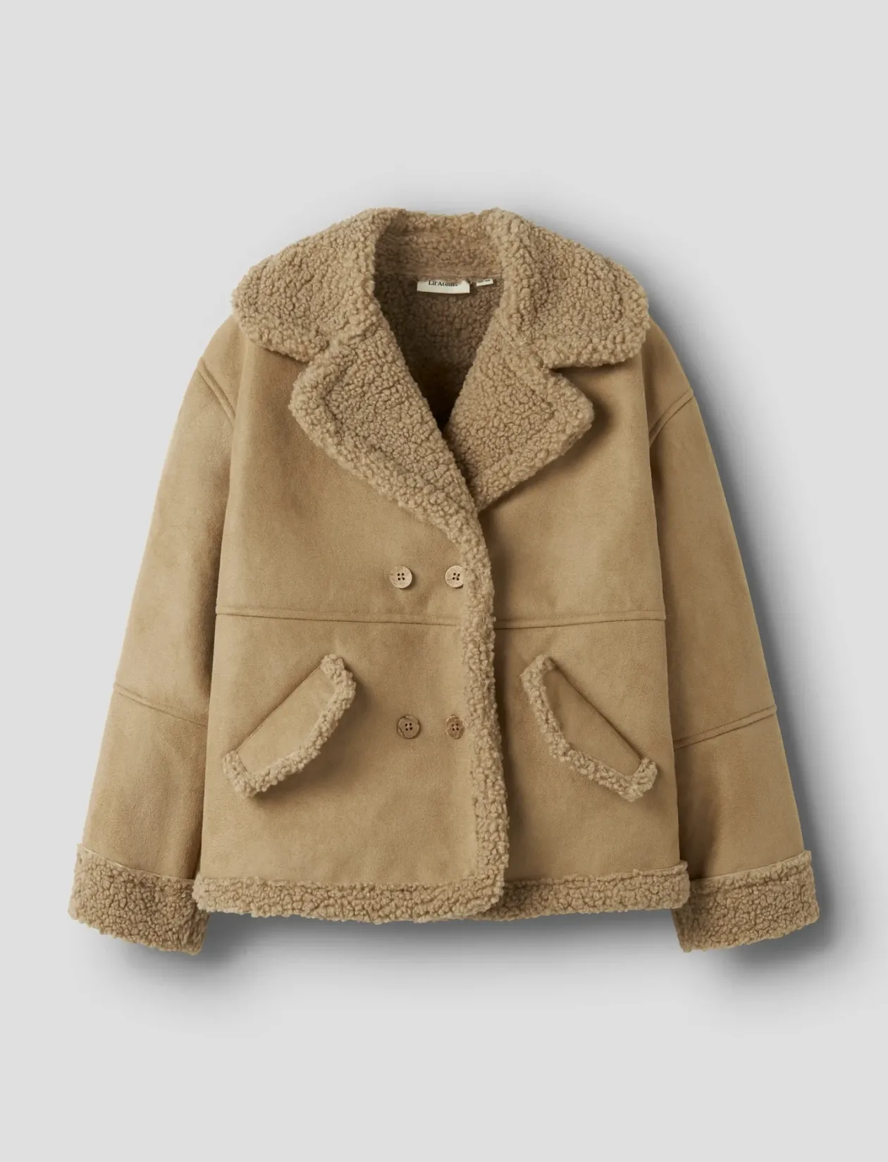 NMNNESTER OVERSIZED JKT LIL - Vinterjakker