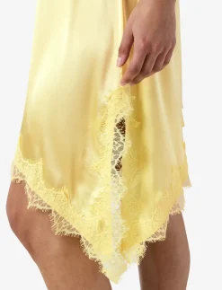 NMSOFIE S/L SATIN LACE DRESS /TNT8 - Korte kjoler