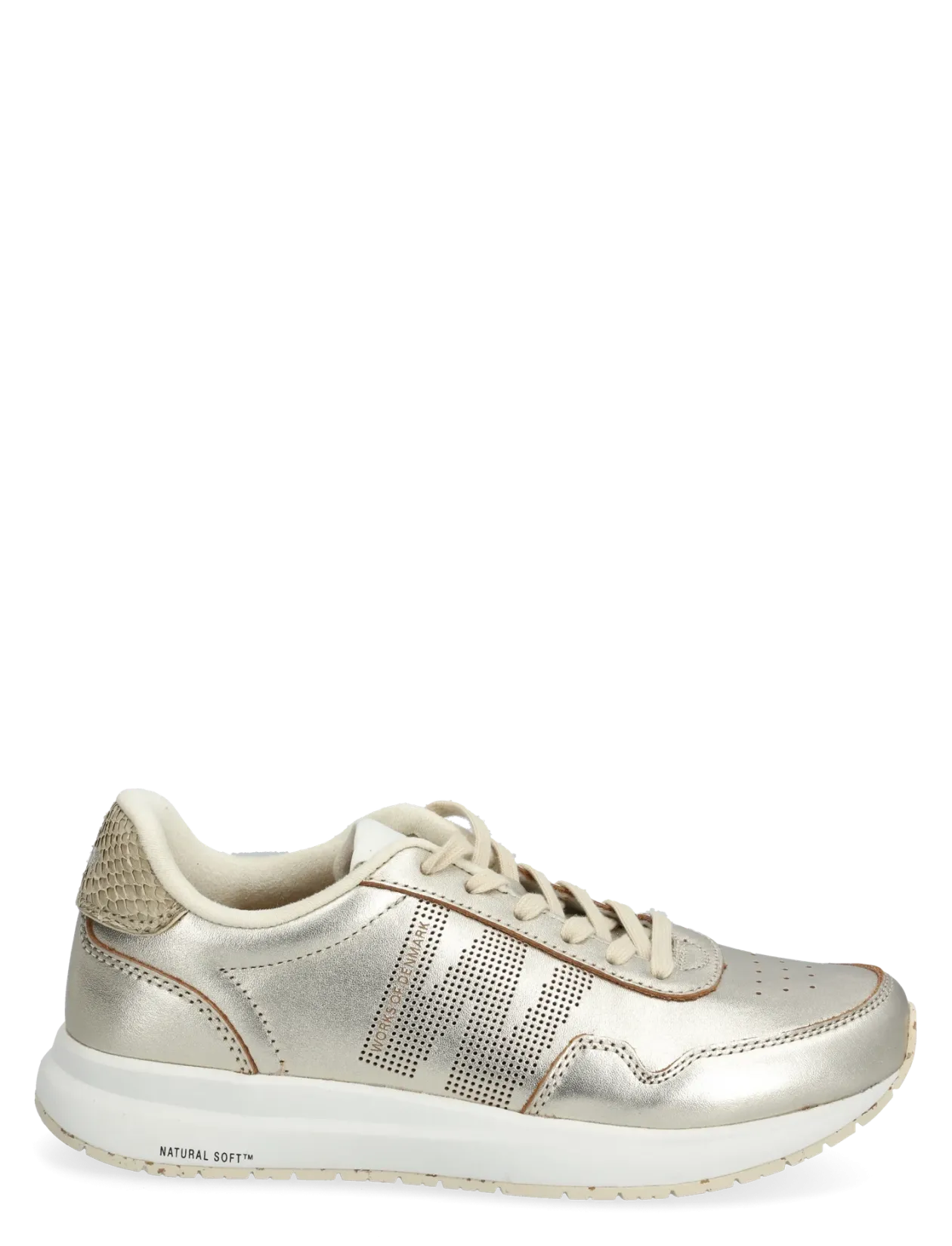 Nora Natural Soft Metallic - Lave sneakers