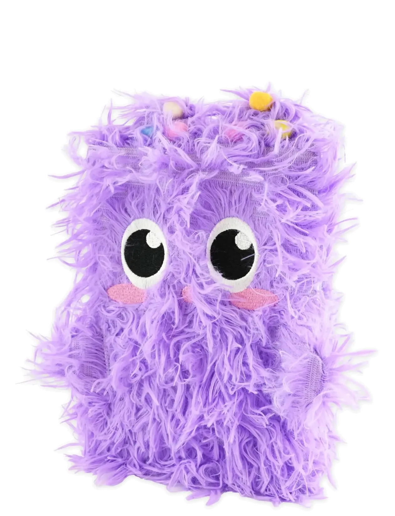 NOTEBOOK FLUFFY PURPLE MONSTER A5 - Kalendere & Notesbøger