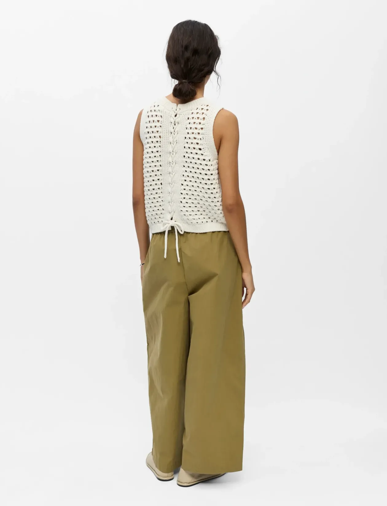 OBJDUNJA LO S/L KNIT TOP 145 - Strik