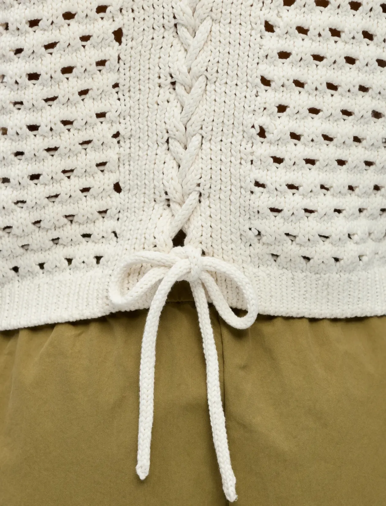 OBJDUNJA LO S/L KNIT TOP 145 - Strik