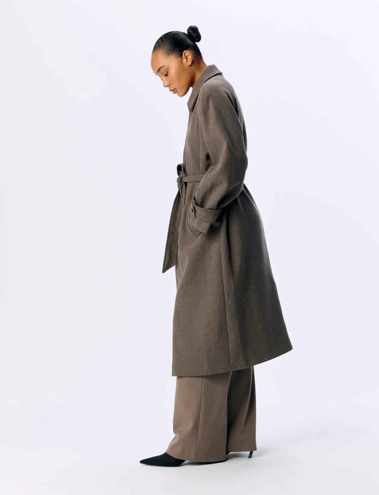 OBJEMMA L/S COAT NOOS - Uldfrakker