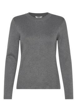 OBJESTER SLI L/S KNIT PULLOVER NOOS - Strik