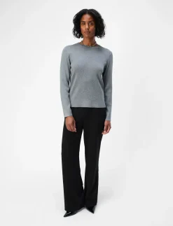 OBJESTER SLI L/S KNIT PULLOVER NOOS - Strik