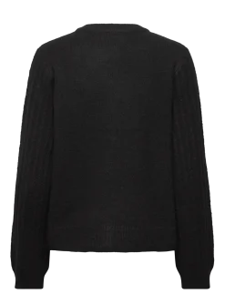 OBJFLORA RE LS KNIT BUTTON CARDIGAN NOOS - Cardigans