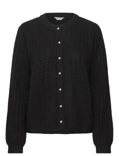 OBJFLORA RE LS KNIT BUTTON CARDIGAN NOOS - Cardigans