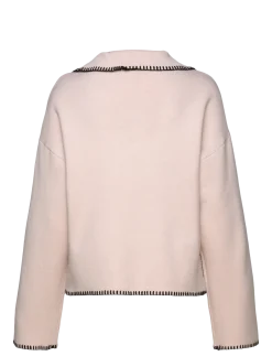 OBJREYNARD LS V-NECK STICH PULLOVER DIV - Strik