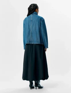 OBJTILLA GRO L/S LO DENIM JACKET NOOS - Denimjakker