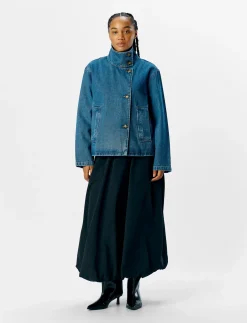 OBJTILLA GRO L/S LO DENIM JACKET NOOS - Denimjakker