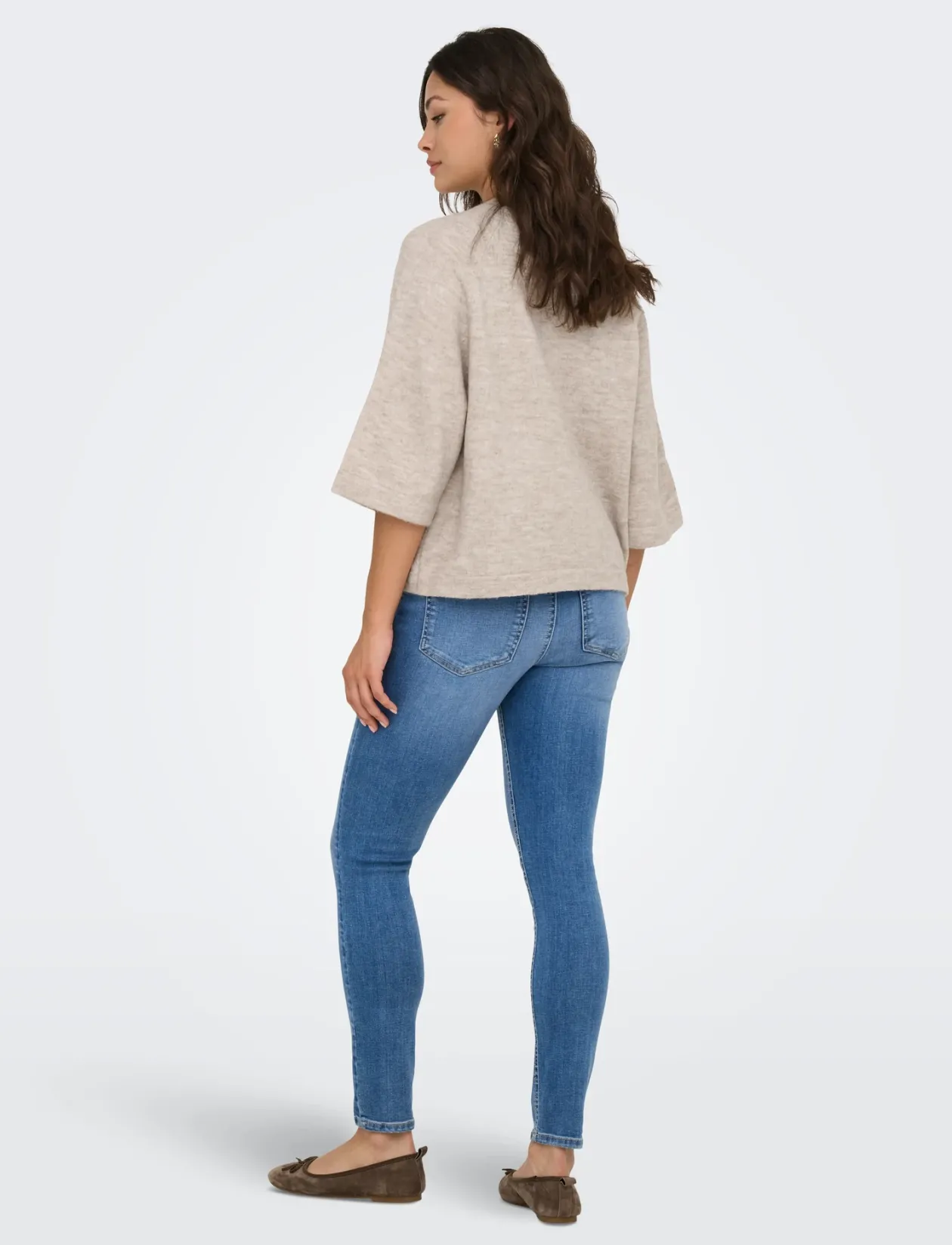ONLSIMONI 3/4 PULLOVER KNT NOOS - Strik