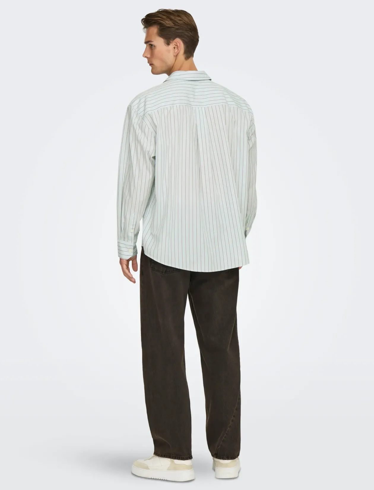 ONSBARRY RLX POPPLIN STRIPE LS CF - Stribede skjorter