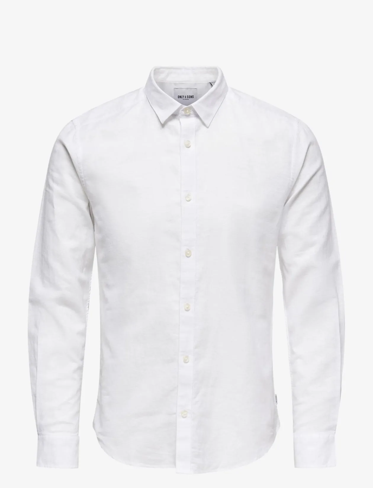 ONSCAIDEN LIFE LS SOLID LINEN BLEND NOOS - Hørskjorter