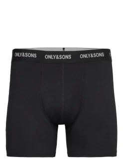 ONSFITZ SOLID BLACK BOXER 3PACK NOOS - Boxershorts