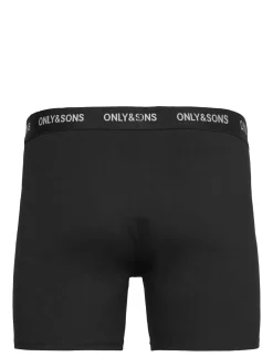 ONSFITZ SOLID BLACK BOXER 3PACK NOOS - Boxershorts