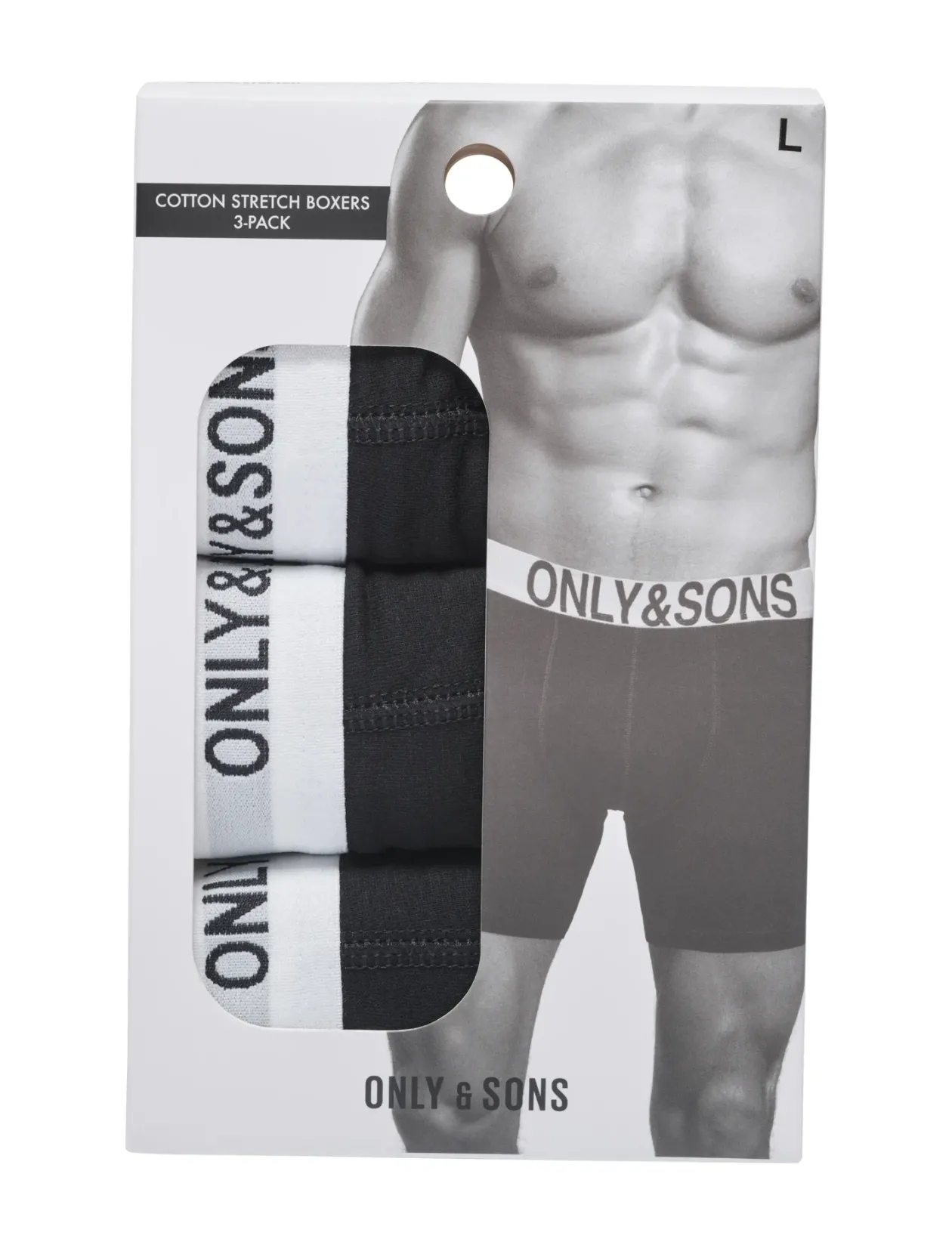 ONSFITZ SOLID BOXER 3PACK NOOS - Boxershorts