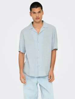 ONSJANNICK STRUCTURE SS RESORT SHIRT - Kortærmede