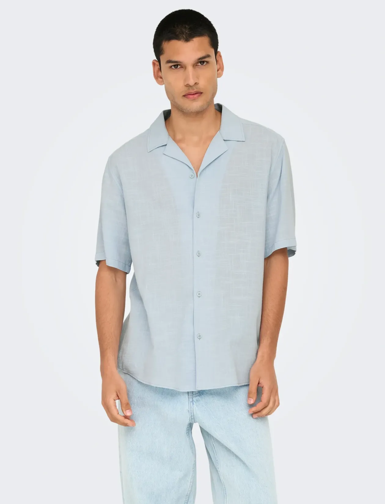 ONSJANNICK STRUCTURE SS RESORT SHIRT - Kortærmede