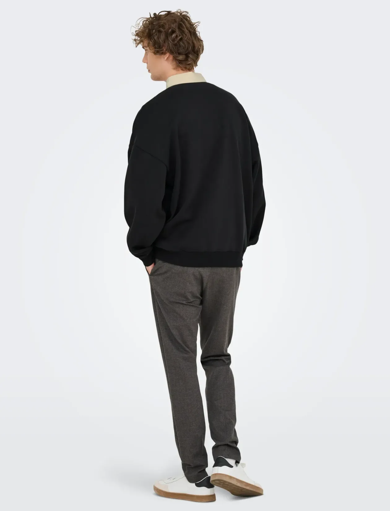 ONSJEFFREY VTG LS RUGBY SOLID POLO - Langærmede