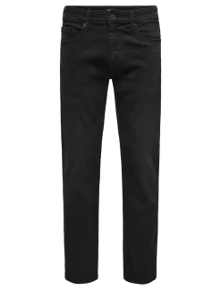 ONSWEFT REGULAR BLACK 8638 MAT DNM NOOS - Regular jeans