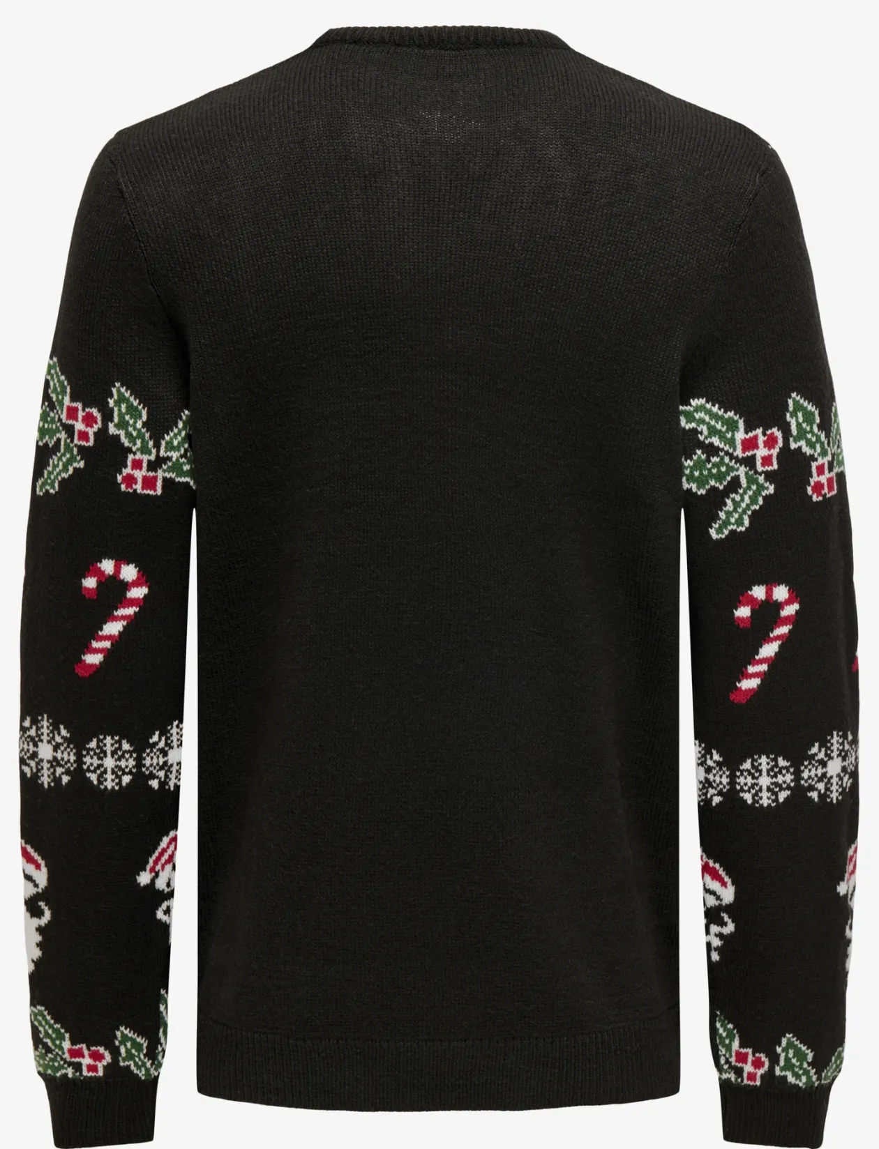 ONSXMAS REG 5 ALLOVER CREW KNIT - Rund hals