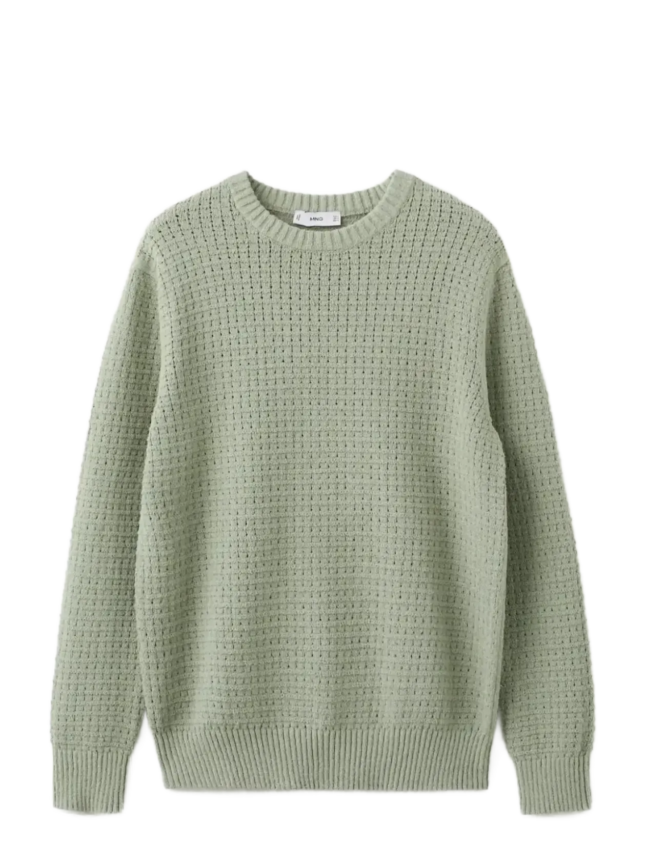 Openwork knit sweater - Rund hals