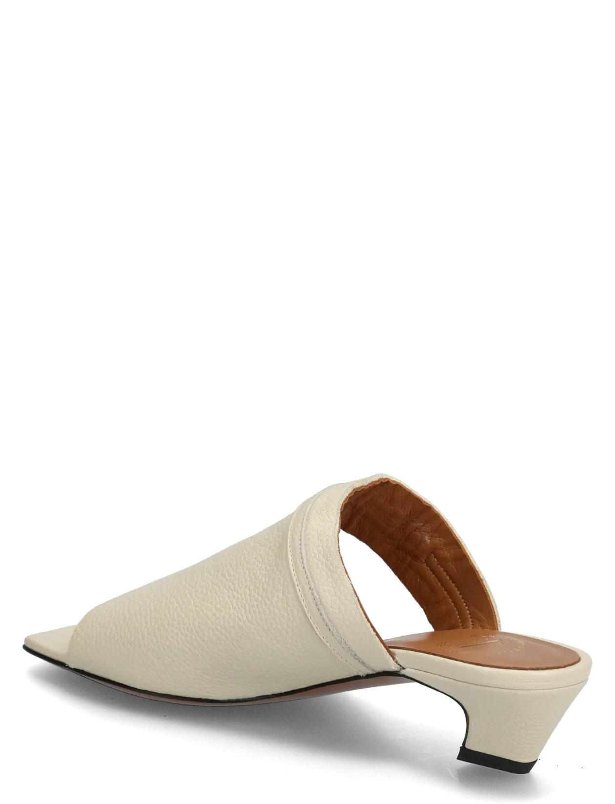 Ossana Mandorla Grained Calf - Mules med hæle