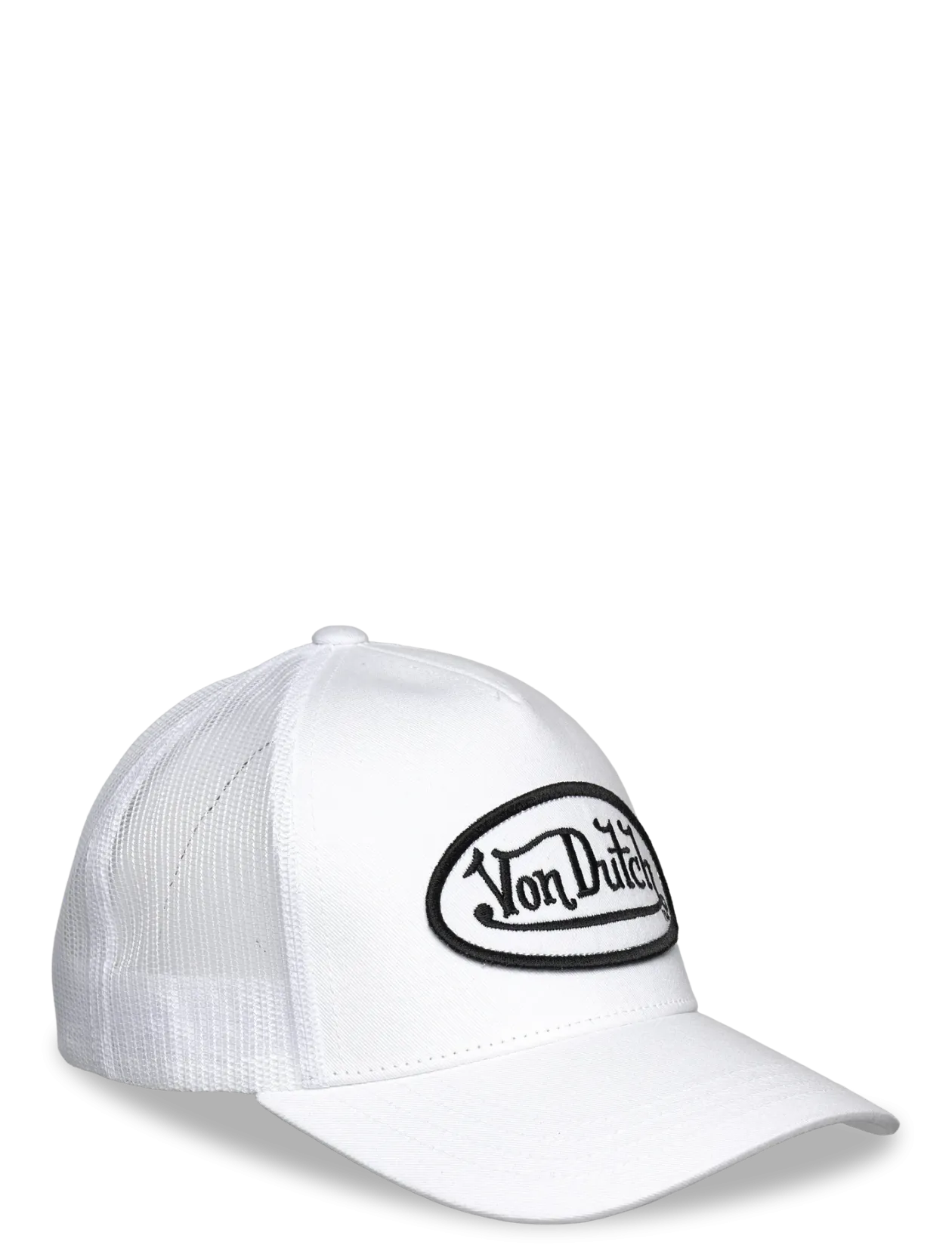 Oval Patch White Trucker Von Dutch - Kasketter
