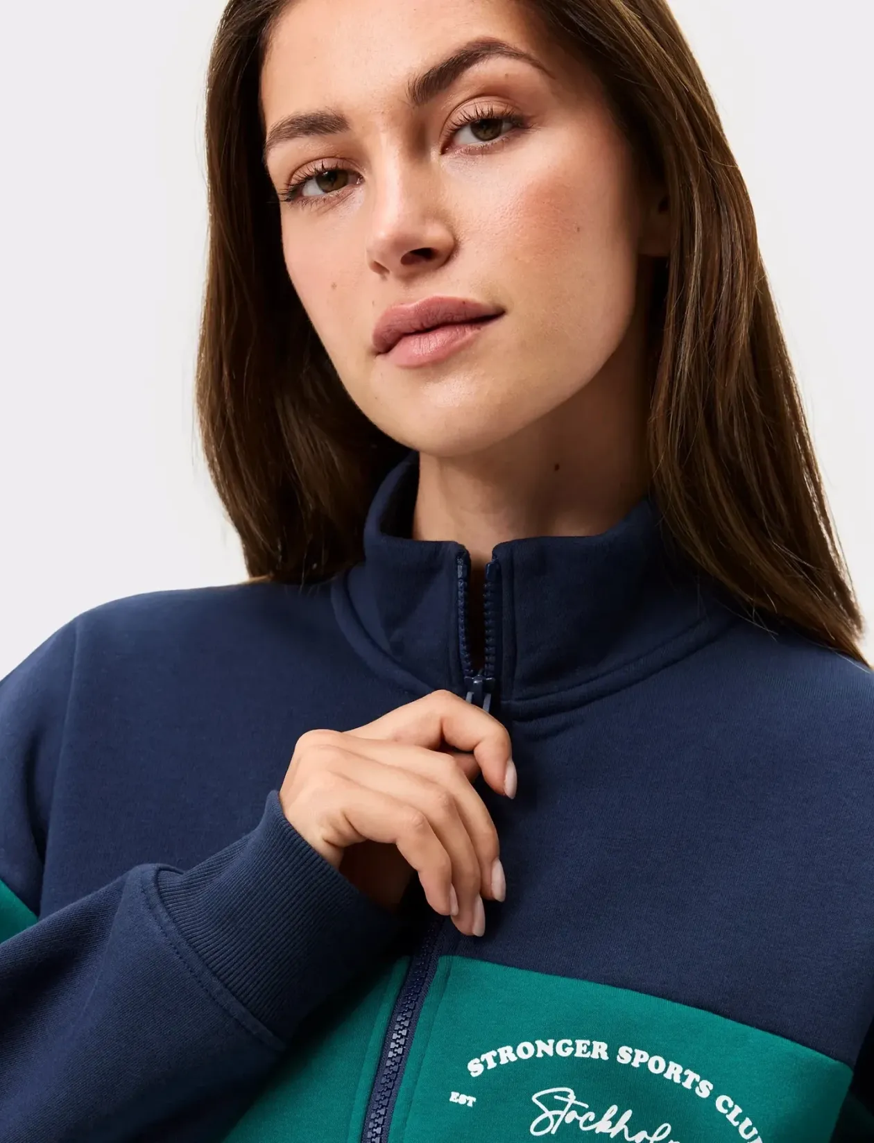 Oversized Full Zip Sweatshirt - Sweatshirts