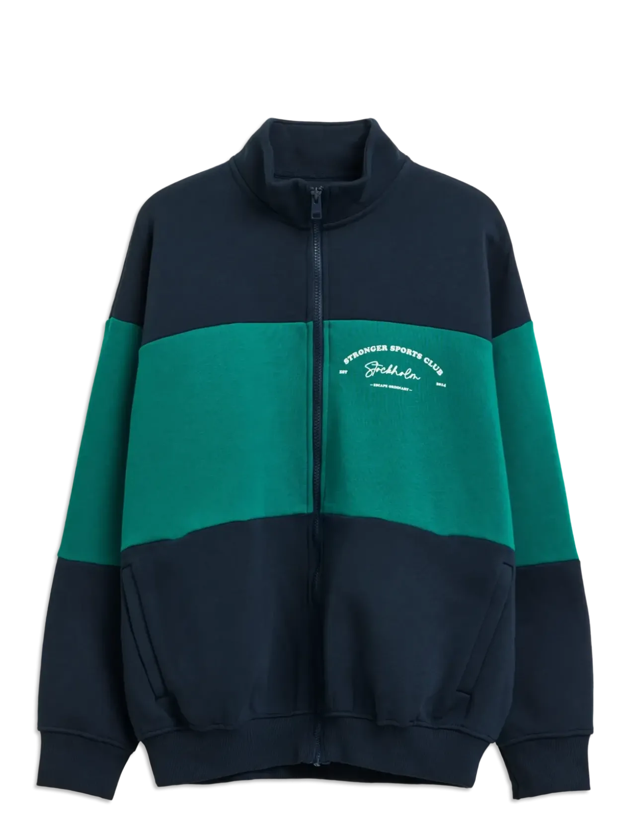 Oversized Full Zip Sweatshirt - Sweatshirts