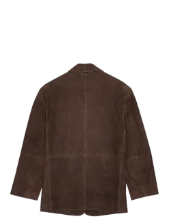 OVERSIZED SUEDE BLAZER - Læderjakker