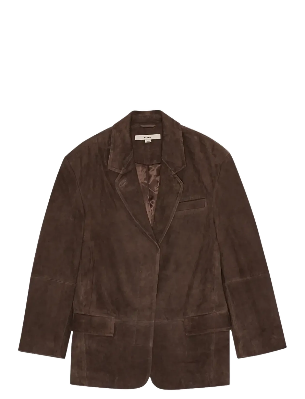 OVERSIZED SUEDE BLAZER - Læderjakker