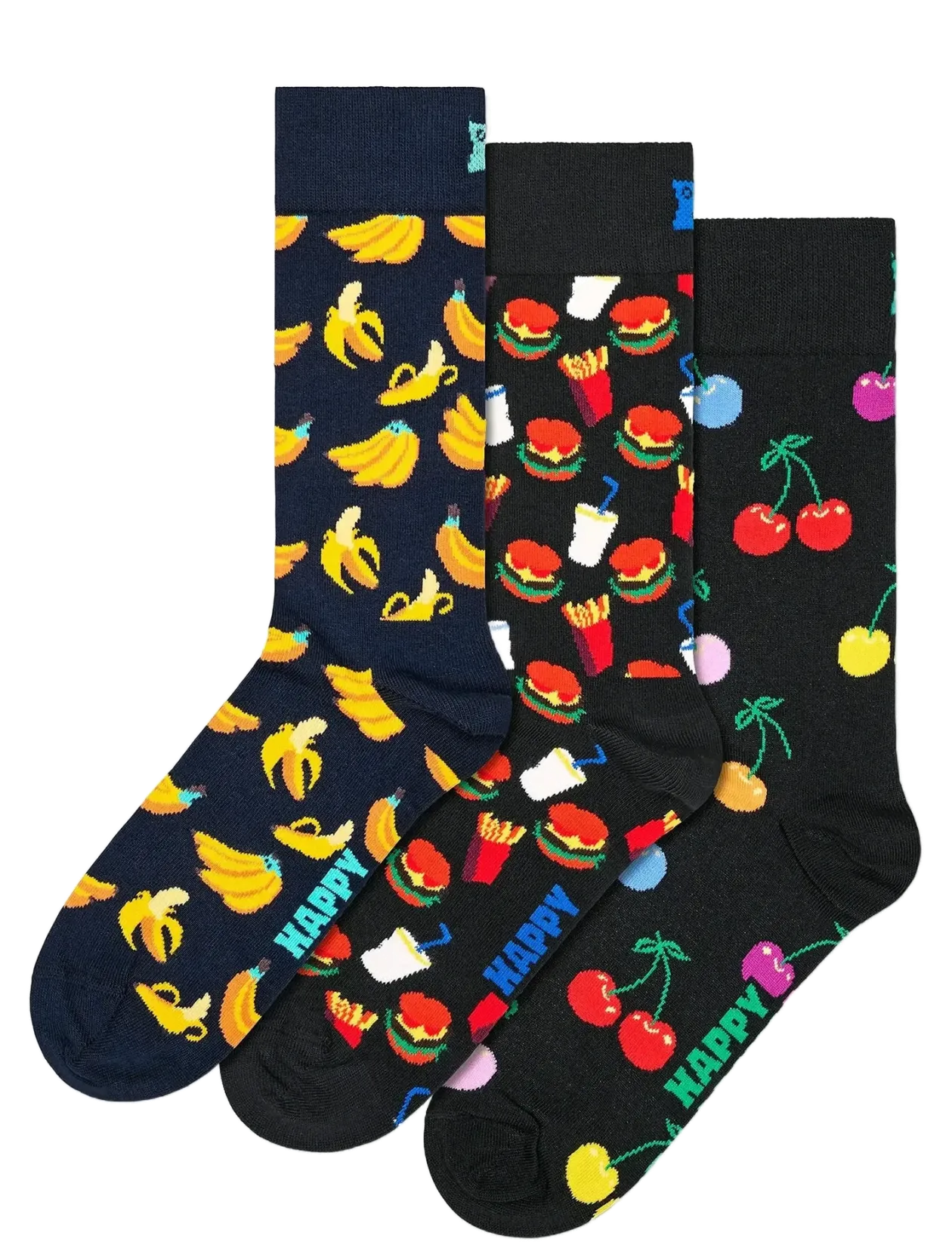 3-Pack Classic Banana Socks - Sokker