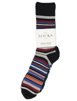 5-Pack Men Bamboo Basic Socks MULTI COLOR - Sokker