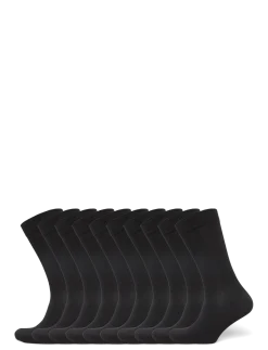 10-Pack Men Bamboo Basic Socks - Sokker