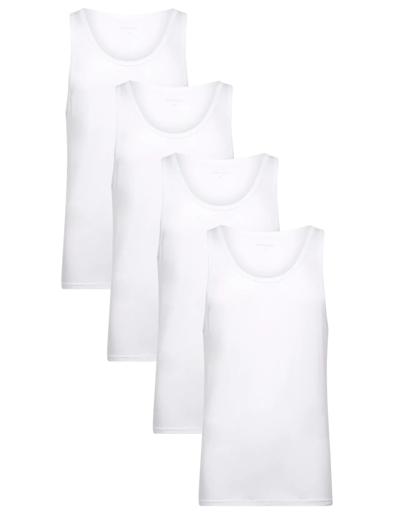 4-Pack Men Bamboo Tank Top - Nattrøjer